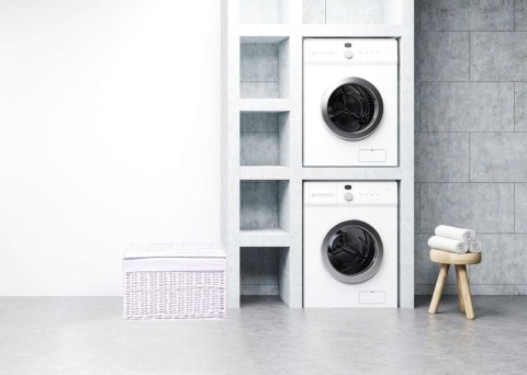 Kufer wiklinowy 65L 56x34x34 cm biały