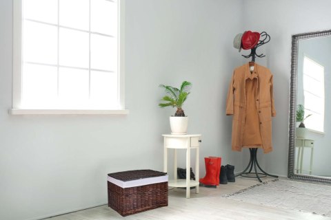 Kufer wiklinowy 65L 56x34x34 cm brązowy