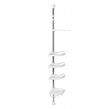 Półka łazienkowa narożna 4 poziomy Umai