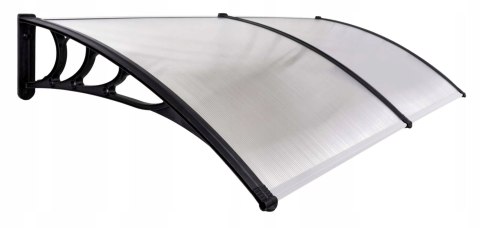 Daszek nad drzwi MAKO DUO 100x200cm czarny