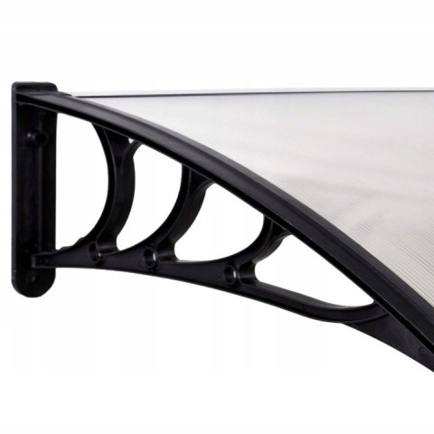 Daszek nad drzwi MAKO DUO 100x200cm czarny