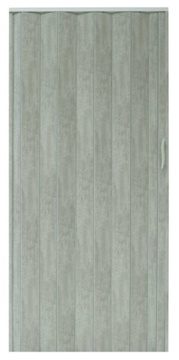 Drzwi harmonijkowe 001P BETON MAT - 90 cm