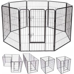 Kojec metalowy hodowlany dla zwierząt CORSO 100 cm