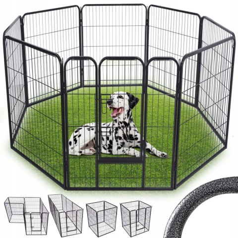 Kojec metalowy hodowlany dla zwierząt CORSO 100 cm