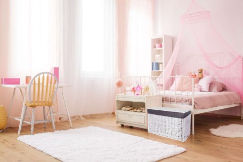 Kufer wiklinowy 105L 66x40x40 cm biało-szary