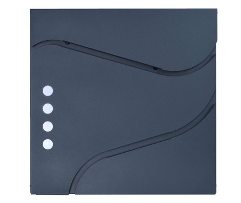 Skrzynka pocztowa na listy Sven z gazetnikiem antracyt