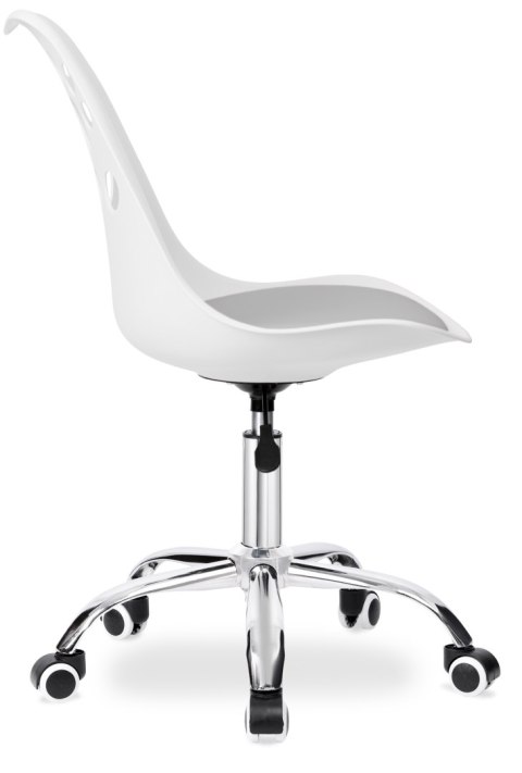 Fotel obrotowy Grover biało-szary
