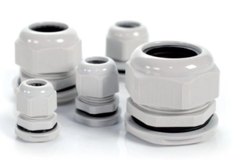 Dławnica kablowa z gwintem PG-16 jasnoszary (1szt.)