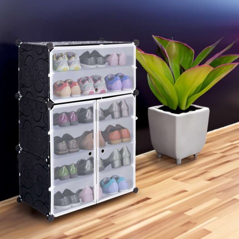 Szafka modułowa na buty RAKIA czarna