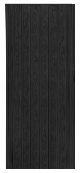 Drzwi harmonijkowe 004 08 czarny dąb 100 cm