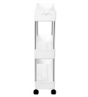 Regał na kółkach TALMER biały 3 poziomy