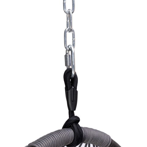 Fotel wiszący huśtawka HAITI szary