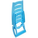 Krzesło plażowe TIRRENO niebieskie