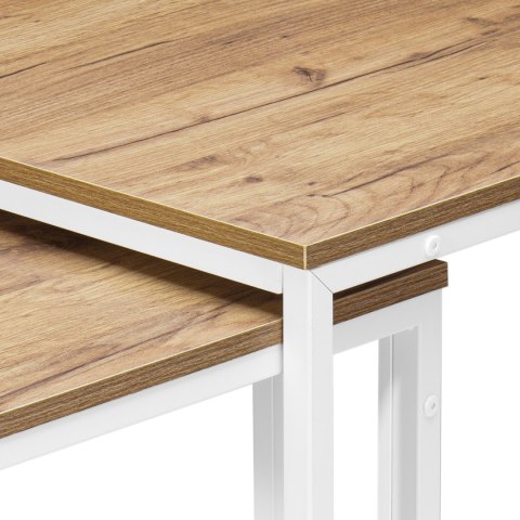 Stoliki kawowe PRAVEN CRAFT BIAŁY