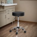Taboret fryzjerski kosmetyczny TULSA czarny