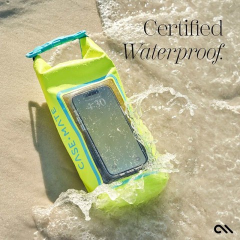 Case-Mate Waterproof Mini Phone Bucket Dry Bag - Wodoodporna torebka z kieszenią na telefon do 7" (Citrus Splash)