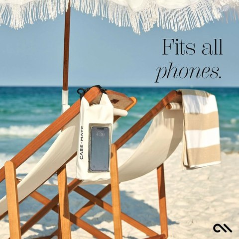 Case-Mate Waterproof Mini Phone Bucket Dry Bag - Wodoodporna torebka z kieszenią na telefon do 7" (Sand Dollar)