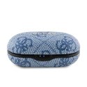 Guess 4G Metal Logo - Słuchawki Bluetooth TWS ENC + etui ładujące (niebieski)