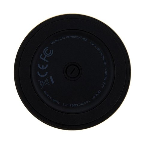 Guess Magnetic Script Metal Logo - Głośnik Bluetooth V5.3 (czarny)