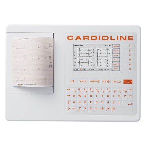 CARDIOLINE ECG100S Elektrokardiograf 12-kanałowy, z dużym ekranem i USB