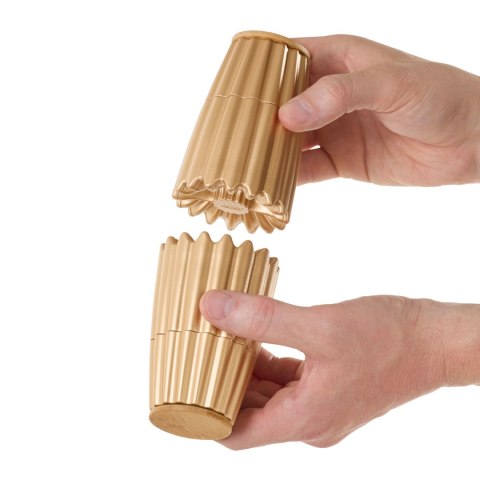 Magnetyczny zestaw młynków do pieprzu i soli MagTwo złoty