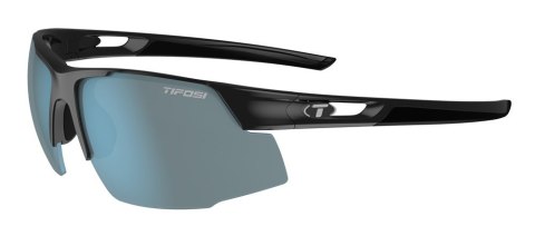 Okulary TIFOSI CENTUS gloss black (1 szkło Smoke Bright Blue Mirror 13% transmisji światła) (NEW)