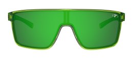 Okulary TIFOSI SANCTUM hyper lime (1 szkło Smoke Green Mirror AR 14% transmisji światła) (NEW).