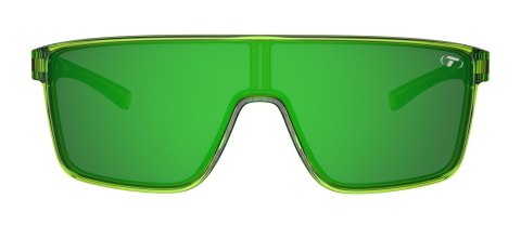 Okulary TIFOSI SANCTUM hyper lime (1 szkło Smoke Green Mirror AR 14% transmisji światła) (NEW).