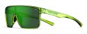 Okulary TIFOSI SANCTUM hyper lime (1 szkło Smoke Green Mirror AR 14% transmisji światła) (NEW).