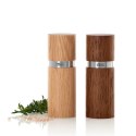 Zestaw młynków do pieprzu i soli Textura XS jasny/ciemny dąb