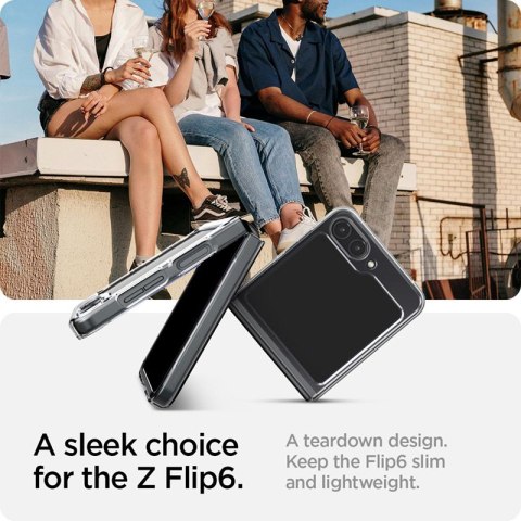 Spigen Airskin - Etui do Samsung Galaxy Z Flip 6 / 7 FE (Crystal Clear)