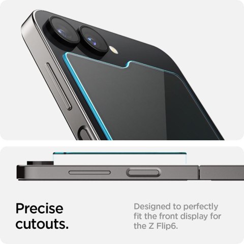 Spigen Glas.TR EZ Fit 2-Pack - Szkło hartowane do Samsung Galax Z Flip 6 / 7 FE (2 sztuki)