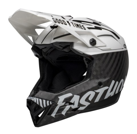 Kask full face BELL FULL-10 SPHERICAL fasthouse matte gloss white black roz. L (57-59 cm) (WYPRZEDAŻ -50%)
