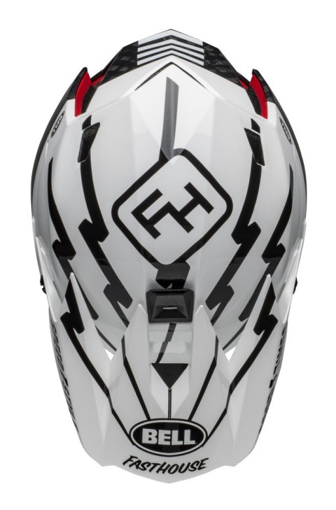 Kask full face BELL FULL-10 SPHERICAL fasthouse matte gloss white black roz. L (57-59 cm) (WYPRZEDAŻ -50%)