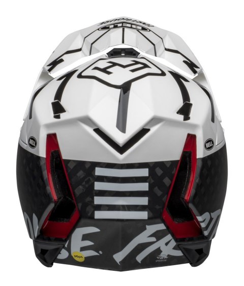Kask full face BELL FULL-10 SPHERICAL fasthouse matte gloss white black roz. M (55-57 cm) (WYPRZEDAŻ -50%)