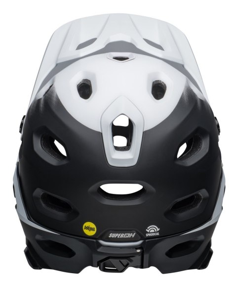 Kask full face BELL SUPER DH SPHERICAL matte black white roz. S (52-56 cm) (NEW 2025)