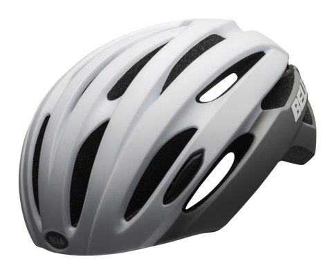 Kask gravel szosowy BELL AVENUE matte gloss white gray roz. Uniwersalny S/M (50-57 cm) (NEW 2025)