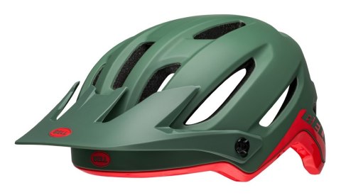 Kask mtb BELL 4FORTY matte gloss dark green infrared roz. L (58-62 cm) (WYPRZEDAŻ -50%)