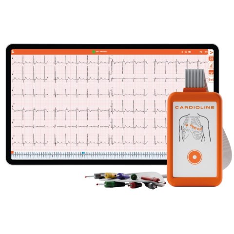 CARDIOLINE TOUCHECG HD+ EKG z aplikacją komputerową, nowoczesny system diagnostyczny