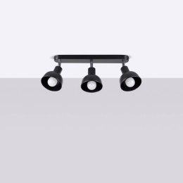 Plafon ELBA 3 czarny