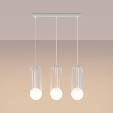Lampa wisząca BRINA 3L biała