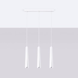 Lampa wisząca PRYSM 3L biała