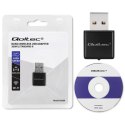 Qoltec Karta sieciowa zewnętrzna | Ultra szybki mini adapter NANO Wi-fi | Standard N | USB 2.0 | 300Mb/s | 2.4GHz