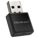 Qoltec Karta sieciowa zewnętrzna | Ultra szybki mini adapter NANO Wi-fi | Standard N | USB 2.0 | 300Mb/s | 2.4GHz