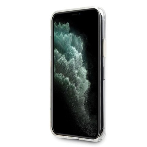 Guess Circle Glitter 4G - Etui iPhone 11 Pro Max (khaki)