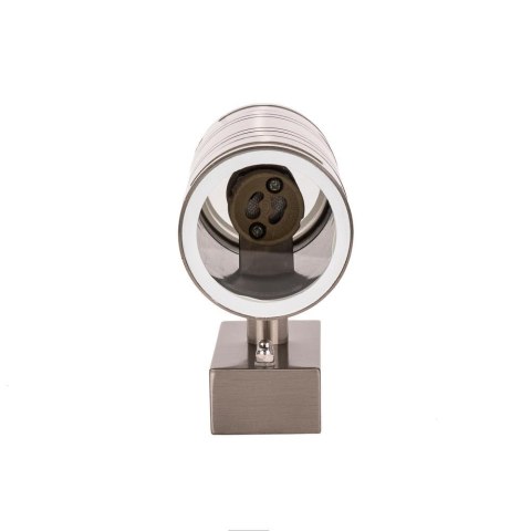 Kinkiet ogrodowy V-TAC GU10 kwasówka szkło góra dół IP44 VT-7632