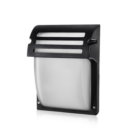 Kinkiet ogrodowy V-TAC mrożone szkło czarny mat VT-754