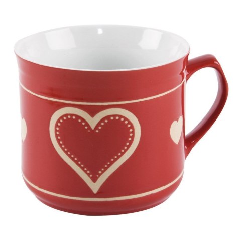 Kubek Ceramiczny Serce 650 ml ORION Pojemny Praktyczny na Co Dzień