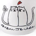 Kubek Ceramiczny Koty 300 ml ORION Łatwy w Czyszczeniu i Pojemny