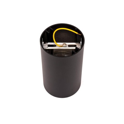 Oprawa sufitowa V-TAC GU10 okrągła natynkowa tuba czarny+ciemny chrom 80x140mm VT-882RD 3 lata gwarancji